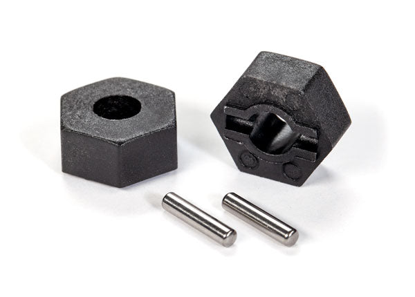 2pk Wheel Hubs - Hex & Stub Axle Pins