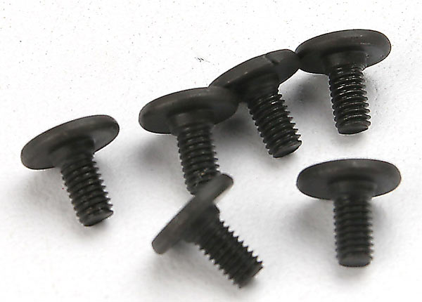 6pk Flat Head Screws Hex Drive