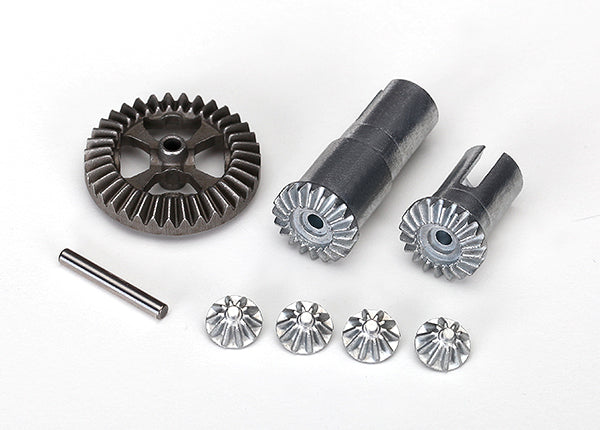 Metal Differential Gear Set (Output Gears (2) / Spider Gears (4) / Ring Gear, 35T (1) / 2X14.8Mm Pin (1))