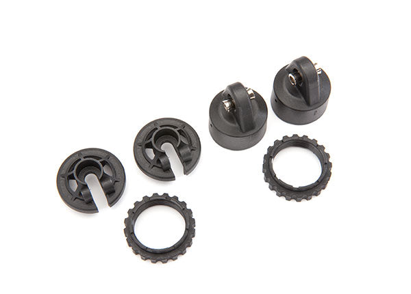 Gt-Maxx Shocks Shock Caps / Spring Perch / 2 Adjusters (For 2 Shocks)