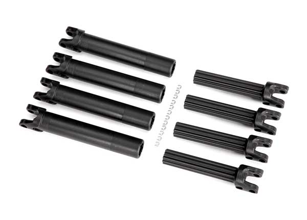 Left Or Right Half Shaft Set (Plastic Parts Only) (Internal Splined Half Shaft / External Splined Half Shaft) (4 Assemblies) (For Use With #8995 Widemaxx Suspension Kit)