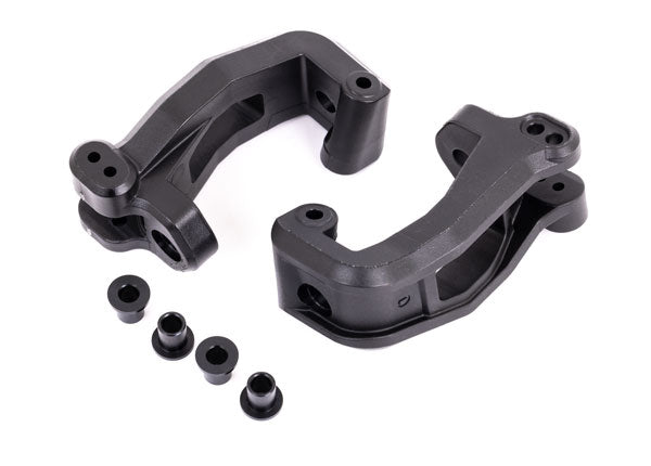 Left & Right Caster Blocks (C-Hub) and 4 Kingpin Bushings