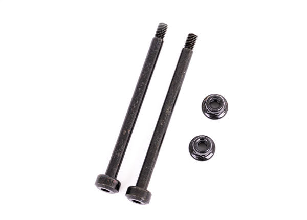 2pk Suspension Pins, Outer, Front, 3.5X48.2mm (Hardened Steel) / 2 Flanged M3x0.5mm Nl