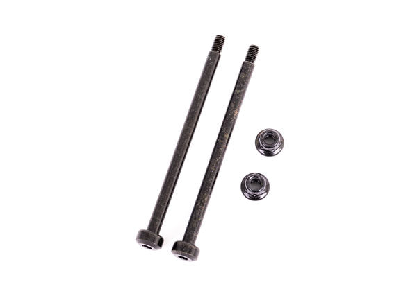 2pk Suspension Pins, Outer, Rear, 3.5X56.7mm (Hardened Steel) and 2 Flanged M3x0.5mm Nl