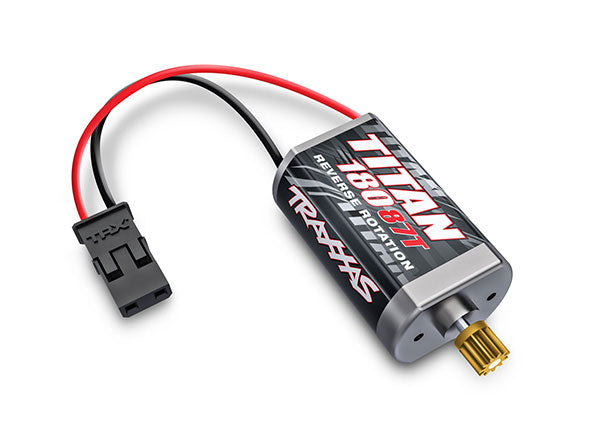 Titan 87T Motor (87-Turn, 180 Size) / 11-Tooth Metal Pinion Gear