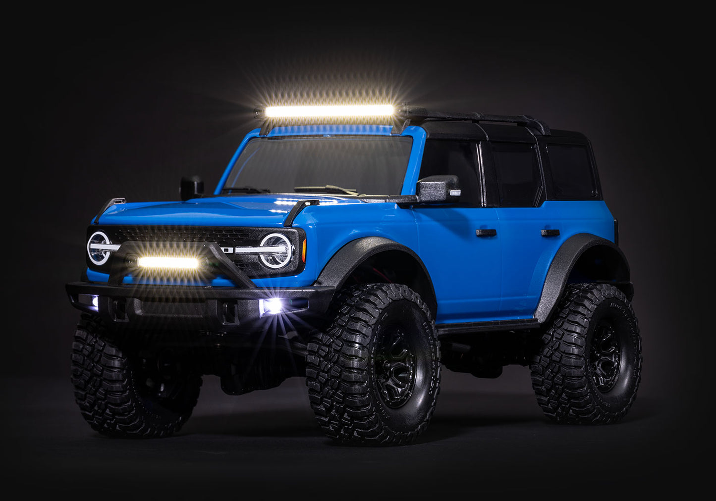 Trx-4M Led Light Bar Kit (Includes Front Light Bar, Roof Light Bar, Mounts, Hardware) (Fits #9711 Or 9712 Bodies)