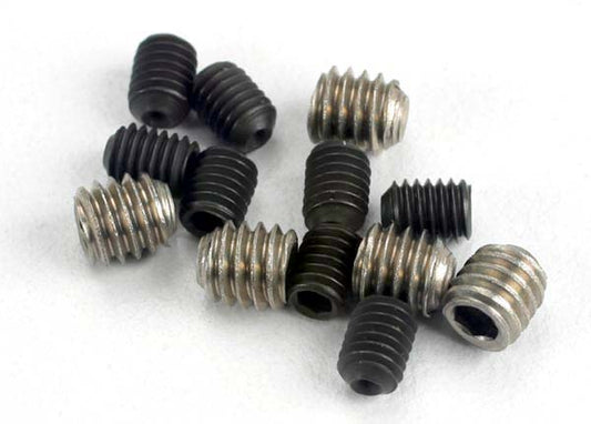 Set Grub Screws, 3x4mm (8) / 4x4mm (stainless) (4)