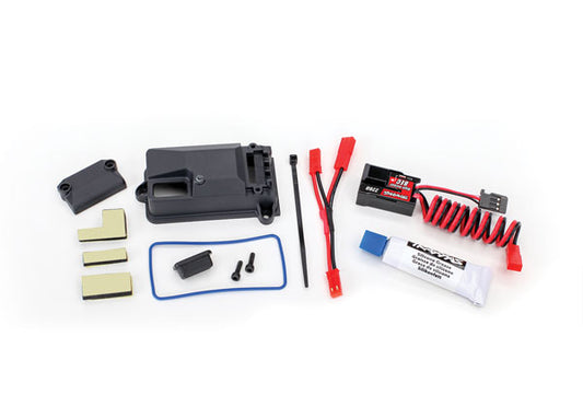 Complete BEC - (12.6 volts (3s LiPo) maximum input voltage) (includes receiver box cover and seals)