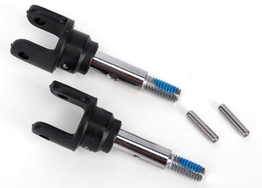 2pk Heavy Duty Front Stub Axles, Yokes, and 4 Pins