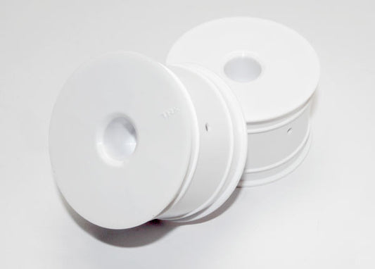 2pk Dished 2.2" White Wheels