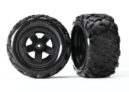 2pk Assembled and Glued Tires & Wheels (Teton 5-Spoke Wheels, Teton Tires)