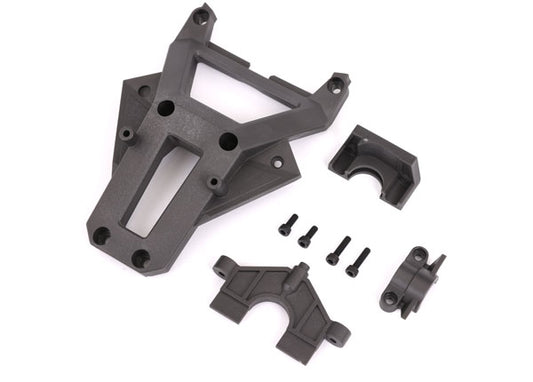 Servo Mount / Bulkhead Cover / Chassis Brace / Steering Cover / 3X12Mm Cs (2) / 3X8Mm Cs (2)