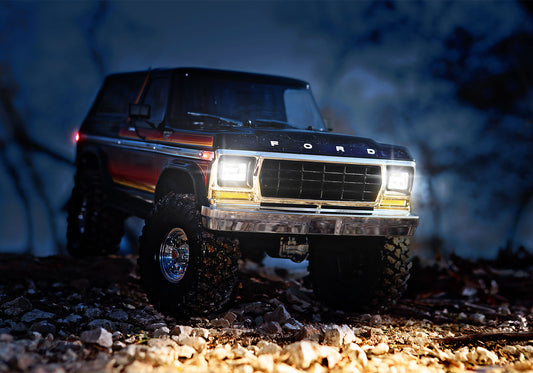 Pro Scale Led Light Set for Trx-4 Ford Bronco (1979) Or Ford F-150 (1979) With Power Module (Contains Headlights, Tail Lights, Side Marker Lights, & Distribution Block)