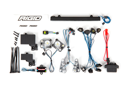 Complete With Power Supply Led Light Set (Contains Headlights, Tail Lights, Roof Light Bar, Rock Lights & Distribution Block)
