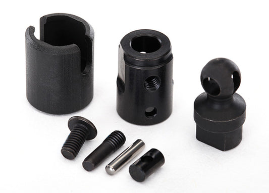 Transmission or Differential Output Drive (Pin Retainer (1) / Drive Cup (1) / Drive Ball (1) / Drive Pin (1) / 3X10 Screw Pin (1) / Cross Pin (Black) (1) 3X6 Bcs With Threadlock (1))
