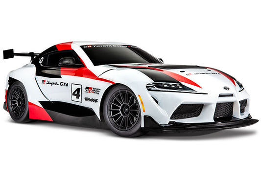 White Toyota Gr Supra Gt4 - 1/10 Scale Awd Race Car With Tq 2.4Ghz Radio System