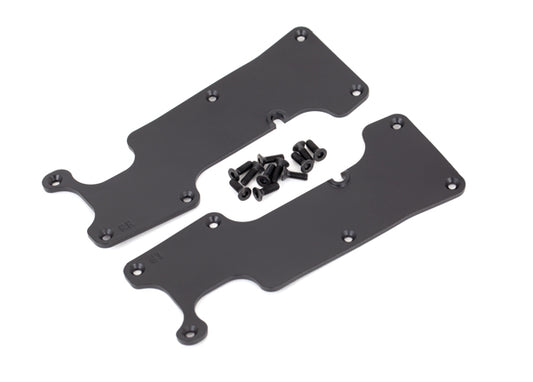 Black Rear Left and Right Suspension Arm Covers and 12 2.5X8 Ccs