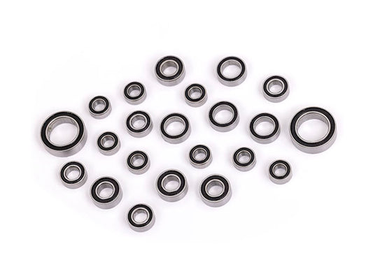 Complete Black Rubber Sealed Ball Bearing Kit (3X6X2.5Mm (8), 5X8X2.5Mm (4), 4X8X3Mm (4), 8X12X3.5Mm (2), 3.5X7X2.5Mm (4))