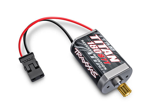 Titan 87T Motor (87-Turn, 180 Size) / 11-Tooth Metal Pinion Gear