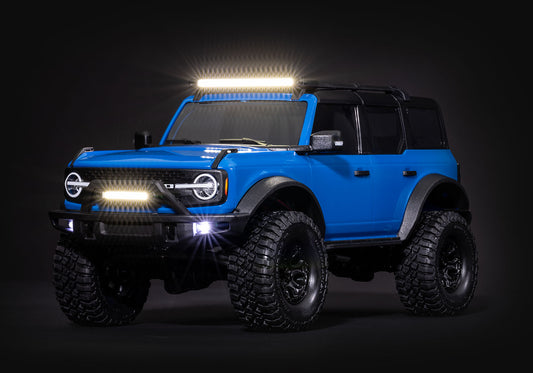 Trx-4M Led Light Bar Kit (Includes Front Light Bar, Roof Light Bar, Mounts, Hardware) (Fits #9711 Or 9712 Bodies)